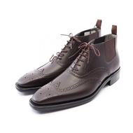 【二手】 BURBERRY BLACK LABEL Label 男士真皮靴，全新未使用