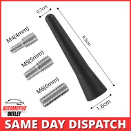 STUBBY SHORT 65mm CAR AERIAL FOR VW LUPO, VW UP, VW POLO 6N 6N2 9N 9N3 6R 6C GTI