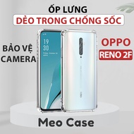 Oppo Reno 2F Case, Shockproof Transparent Flexible TPU, Phone Case Protects The camera Bezel | Meo Case