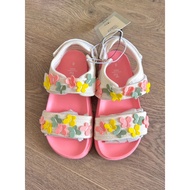 Girls sandals with flowers size 8uk(27) 3.5cm