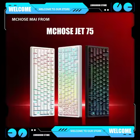 MCHOSE Jet 75 Mechancial Keyboard 8k Low Latency Magnetic Switch Esports Grade Gasket Structure Cust