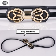 Elastic belt buckle, elastic women's belt for women's fashion tunic dresses