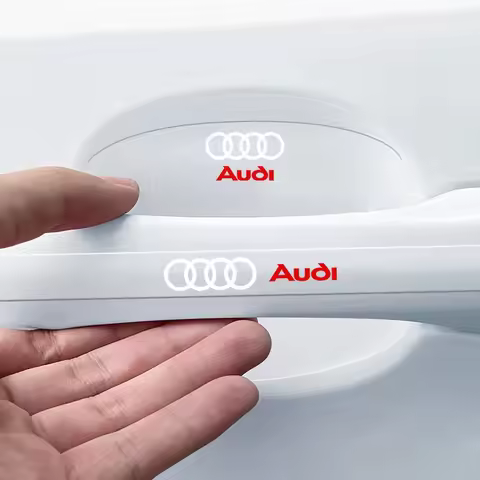 Car Door Handle 3D transparent Vinyl Anti Scratches Protector Stickers Film For Audi A3 A4 A6 A5 A7 