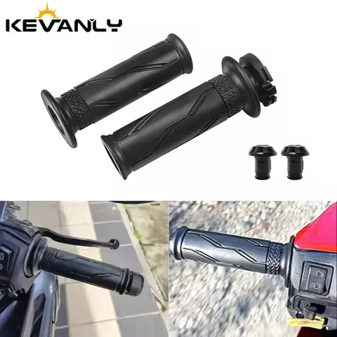 2Pcs Left and Right Throttle Tube Hand Grips Rubber For Yamaha YZF-R6 YZF R1 R6 R1S R1M #2C0-26240-0