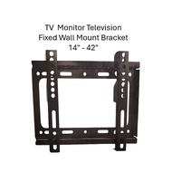 Tv / Monitor/ Television Fixed Wall Mount Bracket ( 14" - 42" ) inches