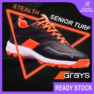 Grays Stealth 1.0 Hockey Shoes Kasut Hoki Turf Shoe Hockey Shoe Black