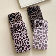 Phone Case Leopard Pattern For IP 17 Pro Max IP 16 Case IP 15 Pro Matte IMD IP 14 Pro