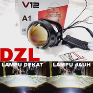 Projector biled 2.5 inch v12 a1 purple lens 65 watt projector headlight