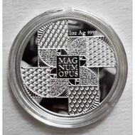 2023 Niue Magnum Opus 1 oz .9999 Silver Coin BU in Mint's Capsule