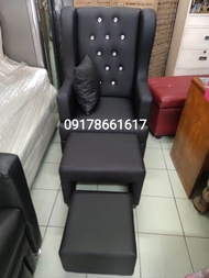 Spa Chair/Nail Chair/Manicure/Pedicure Chair Standard  pull-out all stool leatherette black crystal 