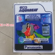 Combo 10 Stickers panasonic Washing Machine