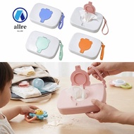 ALLRE Portable Wipes Holder, Flip Cover Hanging Rope Travel Wet Tissue ,  Hygienic Reusable Wet Tiss