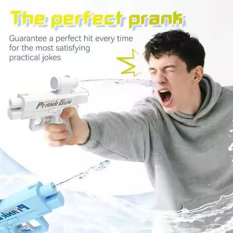 Outdoor Portable Double-sided Reverse Water Gun Prank Reverse Water Spray Toys Creative Gifts for Ch