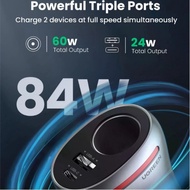 UGREEN 84W USB Car Charger Quick Charge QC PD 4.0 3.0 Fast Charger Adapter