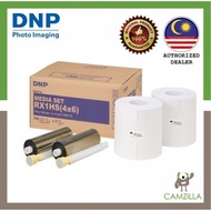 [ Ready Stock] DNP 4 X 6" 4x6 4R 6R MEDIA SET FOR DS-RX1HS & RX1 PRINTERS -( 1 ROLL / 2 ROLLS【1 BOX】