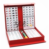 4Player Mahjong Full White Malaysia Tile Mahjong Set Party Game Family Game