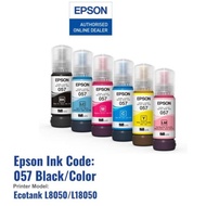 Epson L8050 L18050 Ink Bottle CMYK LMLC 057