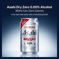 Asahi Dry Zero Beer Zero Sugar Beer Non-Alcoholic Beer Asahi Beer 350ml 0% Can
