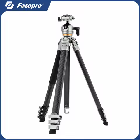 Fotopro Origin Series Compact Carbon Fiber Tripod Portable Professional Heavy Duty Travel Tripod for