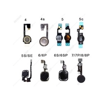Home Button Joystick W/O Fingerprint Ribbon Flex Cable 4 4S 5 5S 5C Se 6 6S 7 8 6Plus 6Splus 7Plus 8