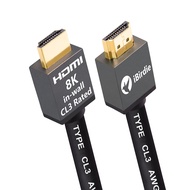 iBirdie 8K HDMI 2.1 Cable 6 Feet CL3 in Wall Rated 8K60Hz 4K120Hz eARC ARC HDCP 2.3 2.2 Ultra High S