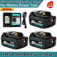 Replacement battery for Makita6Ah for Makita18V Battery BL1840BL1830B BL1850BBL1850BL1860BL1815Repla