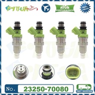 4pcs Fuel injector 23250-70080 23209-70080 For Cressida- MX83 7MGE Upgrade- Toyota- Soarer- Lexus- 1