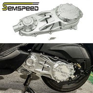 รถจักรยานยนต์ SEMSPEED CNC Crankcase ปกป้องป้องกันฝาครอบเกียร์สำหรับ Haojue UHR150 UHR 150