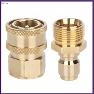 【BET】High pressure washer nozzle kit quick connect kit adapter fitting 3/8 M22[my]