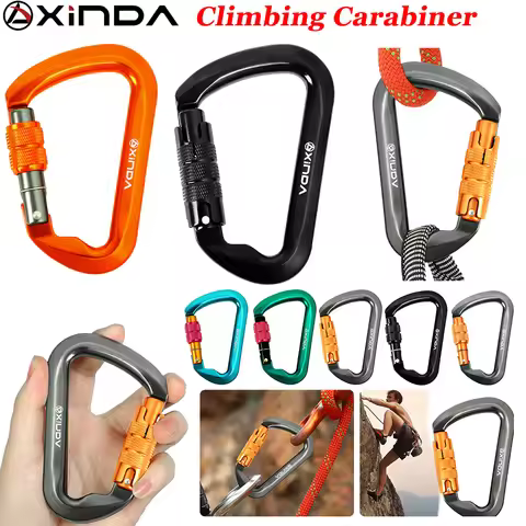 30kN Climbing Carabiner Heavy Duty Locking Carabiner Rock Climbing Carabiner for Rock Climbing Rappe