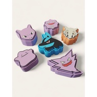 Pokemon Fidget Clicker Keychain Mewtwo Lucario Haunter Ditto Koffing Cubone