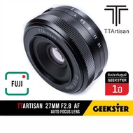 TTArtisan 27mm f2.8 Auto Focus เลนส์ FUJI / Sony / NIKON Z Pancake ( 27 mm f 2.8 STM X-Mount ออโต้โฟกัส เลนส์ สำหรับ กล้อง ฟูจิ เมาท์ FX XF X NZ NEX E NIKONZ Mount Fujifilm 24mm 25mm 24 25 TTartisans 7artisans )