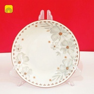 ELEGANCE Silver Deep Plate 8 inches
