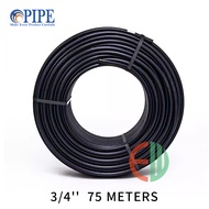 Ecopipe PE 1/2‘’ (20mm) 3/4‘’(25mm)1‘’(32mm) PVC HDPE COMMERCIAL HOSE PIPE SDR 11 black 75 meters wa