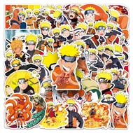 50PCS Naruto stickers repeat Uzumaki Naruto Uchiha Kakashi Uchiha Sasuke Uchiha Itachi cute cartoon