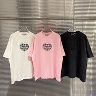 Acne Studios Heart Embroidered Totem Short Sleeve T-Shirt
