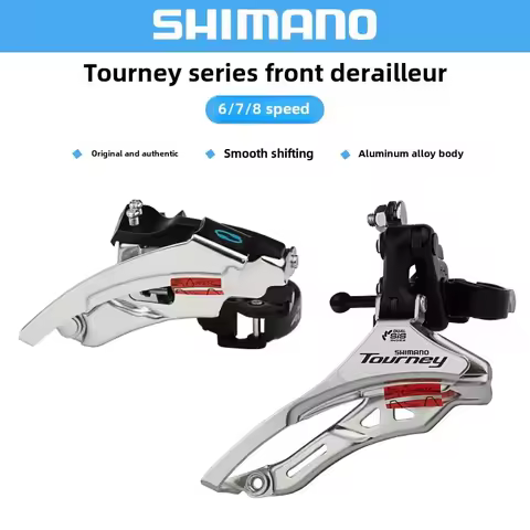 Shimano Tourney TY300 Front Derailleur FD-TY300 Down/Top Swing Mountain Bike FD Band Mount 6/7/8 Spe