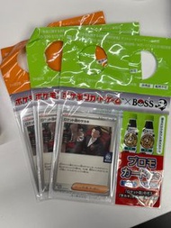 Pokémon ptcg 寶可夢卡牌遊戲 BOSS聯乘合作 p卡 坂木老大 未開封 raw卡 boss coffee suntory promo 270/sv-p