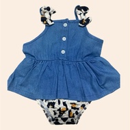 LEPAORD DENIM BODYSUIT (3-6 MONTH & 6-12 MONTH)