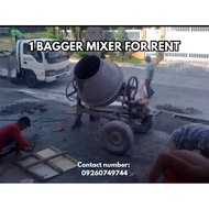 (FOR RENT) 1 bagger concrete/cement mixer
