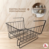 Hanging Kitchen Rack, Multipurpose Plate and Glass Cupboard, Iron Basket, Cabinet Organizer, Clothes