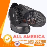 3337BK - BLACK SHOE (KASUT SEKOLAH ALL AMERICA HITAM)