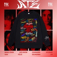 NEW Round Neck Long Sleeve Kpop Stray Kids DominATE World Tour Merch Cotton Womens Hoodies #02 FQ-M