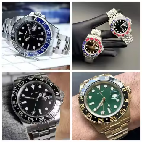 A81 Store Watch Submarine Ceramic Steel Japanese Movement Men's Mechanical Watch Best Serial Number 