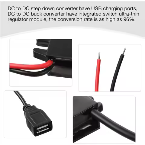 DC/DC 12V To 5V Converter Buck Module USB Output Power Adapter Car Power Converter Regulator For Car