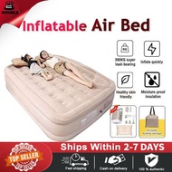[Free pillow] 6-Layer Inflatable Air Bed Camping Outdoor Mattress with Electric Pump Automatic Campi