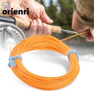 ORIENRI Fly Fishing Line, Nylon 100FT Floating Fly Fishing Line, Durable Multiple Colors 3wt 4wt 5wt