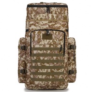1PC 75L Waterproof Camo Backpack Hiking Camping Backpack Rucksack Outdoor Sports Climbing Bag Mounta