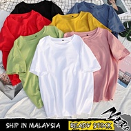 【Local Ready Stock】【NERO】VITA Women Short-sleeved T-shirt Crew neck female summer new slim wild bott