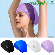 [Msse] Bonnet De Natation À Haute Élasticité สำหรับ Adultes,Bonnet De Piscine Imméable,Protection Des Oreille,Cheveux Longs,Grand Chapeau De Plongée En Silicone,Hommes